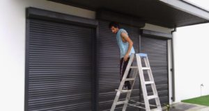 roller shutter installation