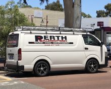 Perth Roller Shutters Service Van