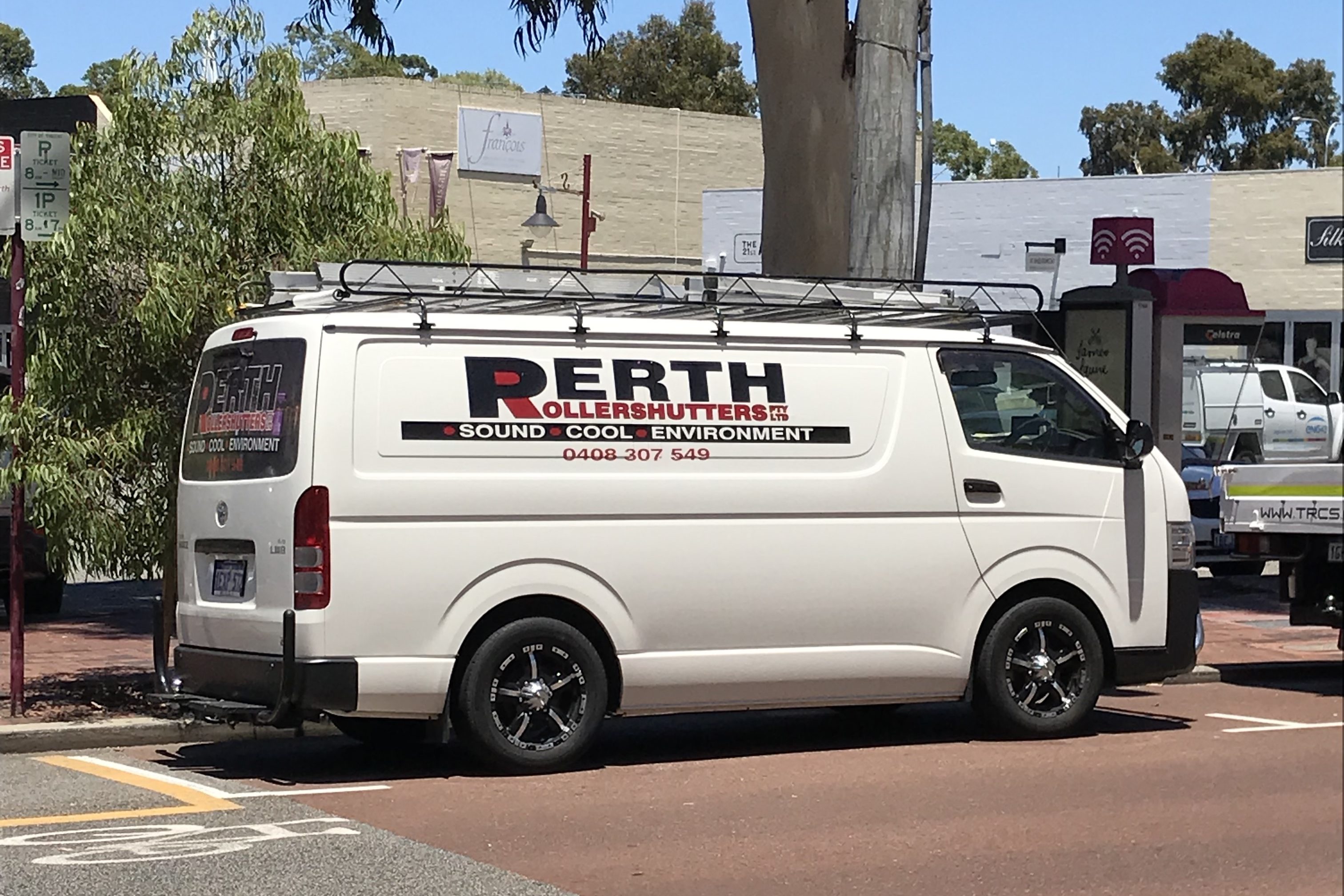 Perth Roller Shutters Service Van