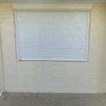 White aluminium roller shutter